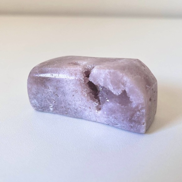 Pink Amethyst Free Form Druzy Crystal High Quality - Picture 2 of 6